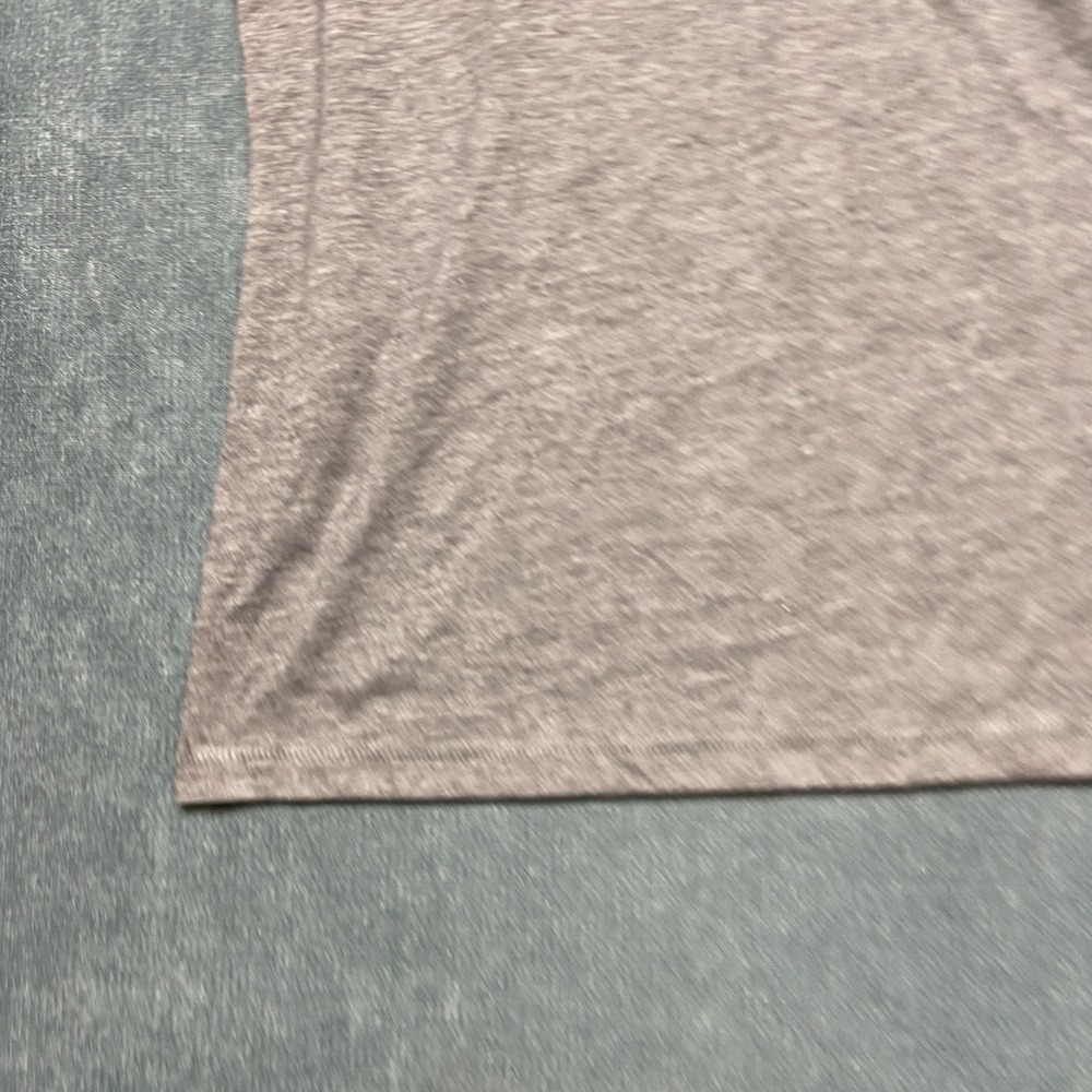 Sport Tek T Shirt Women Medium Heather Gray Raglan Sleeve Contrast Stitching Tee - Picture 2 of 14
